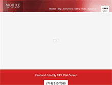 Tablet Screenshot of mobilesafeglass.com
